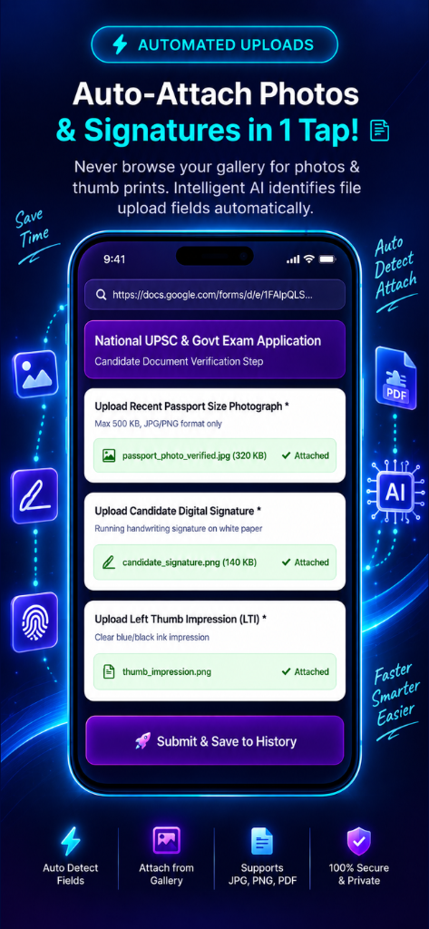 Auto-Attach Photos & Signatures in 1 Tap